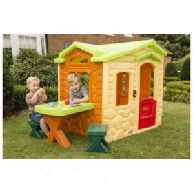 Little Tikes Casuta 'Picnic Pe Terasa' - Natural (Crem) Little Tikes - 1